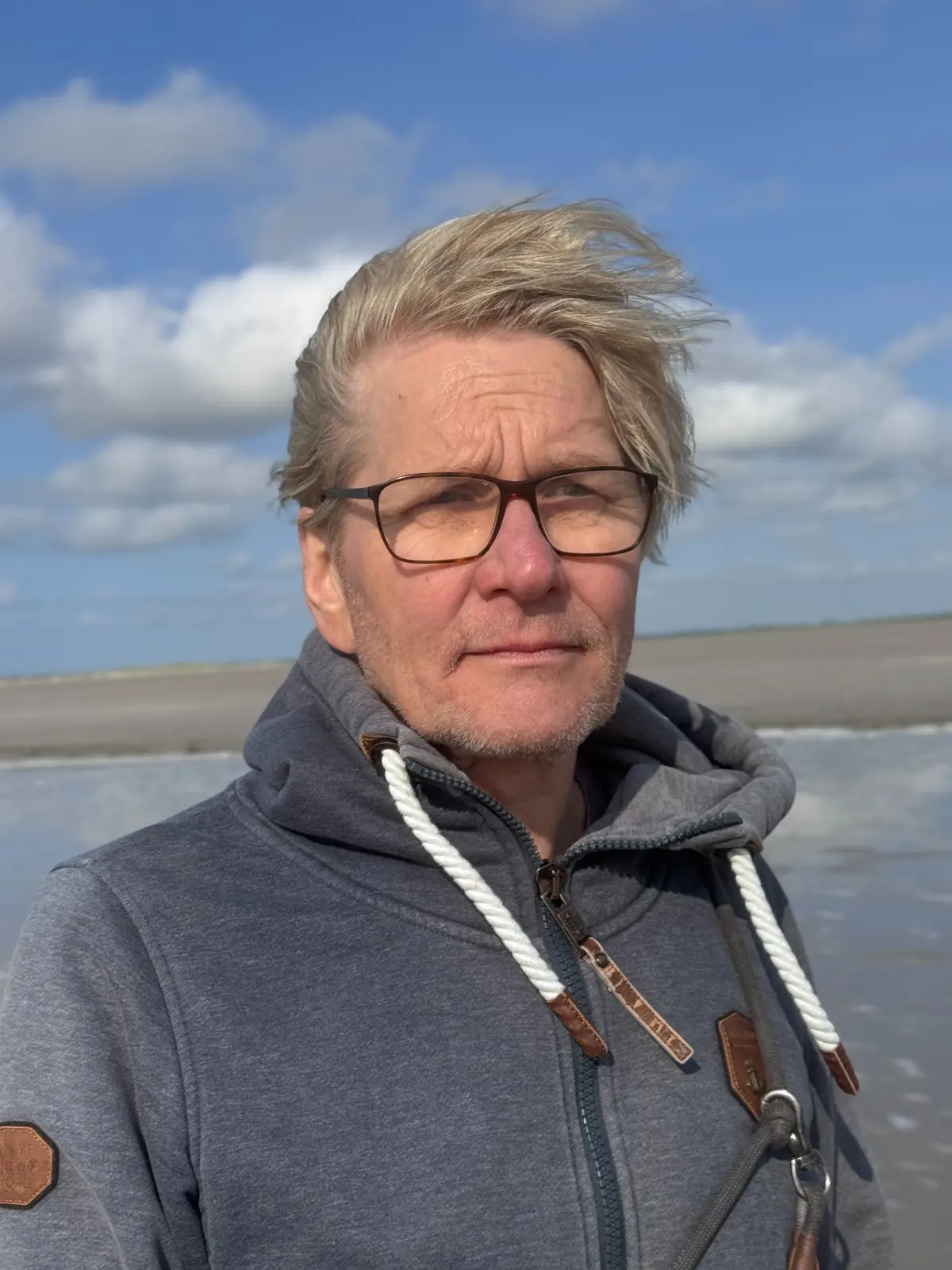 Andreas Woltemath am Meer